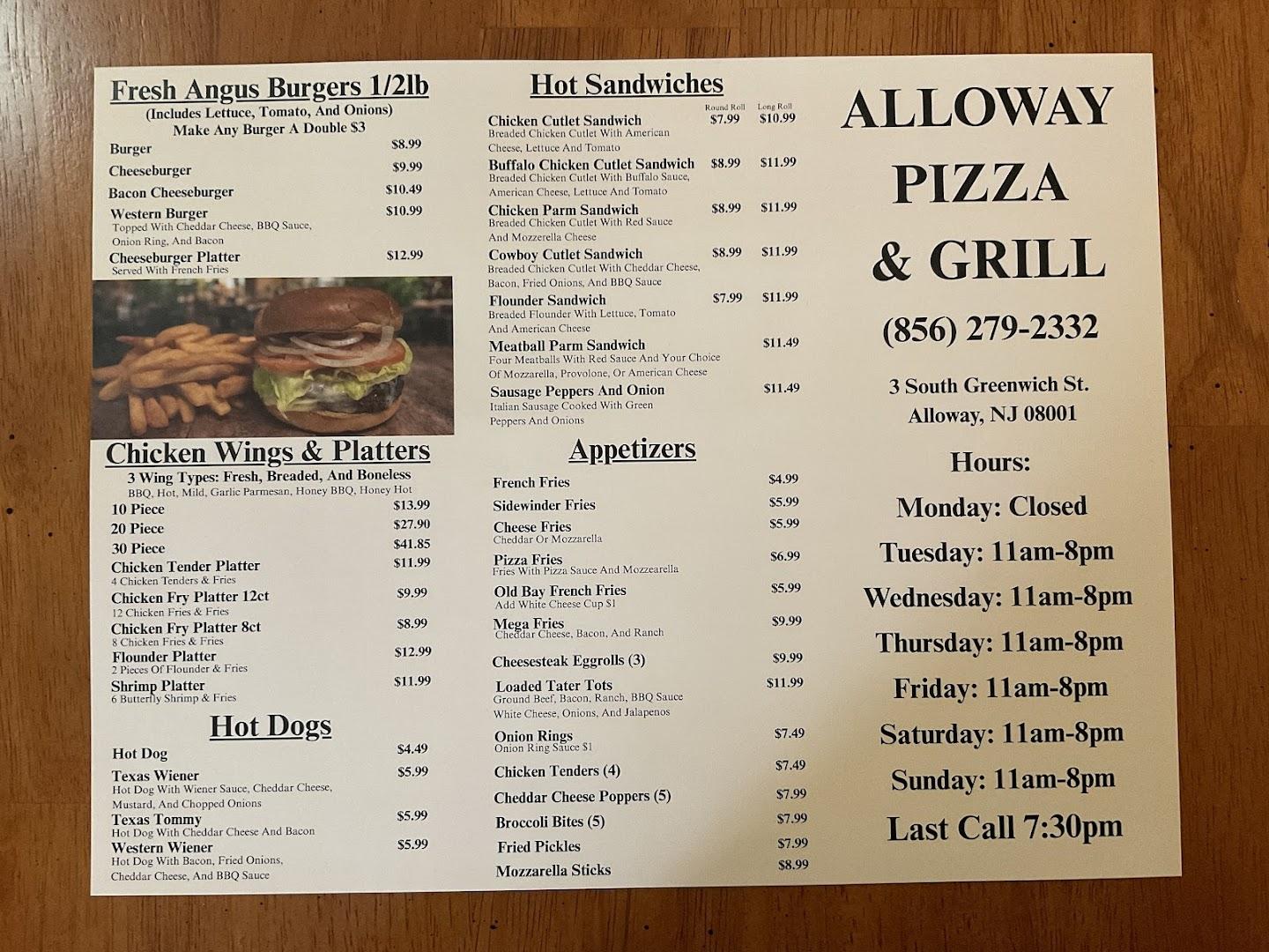 Alloway Pizza and Grill